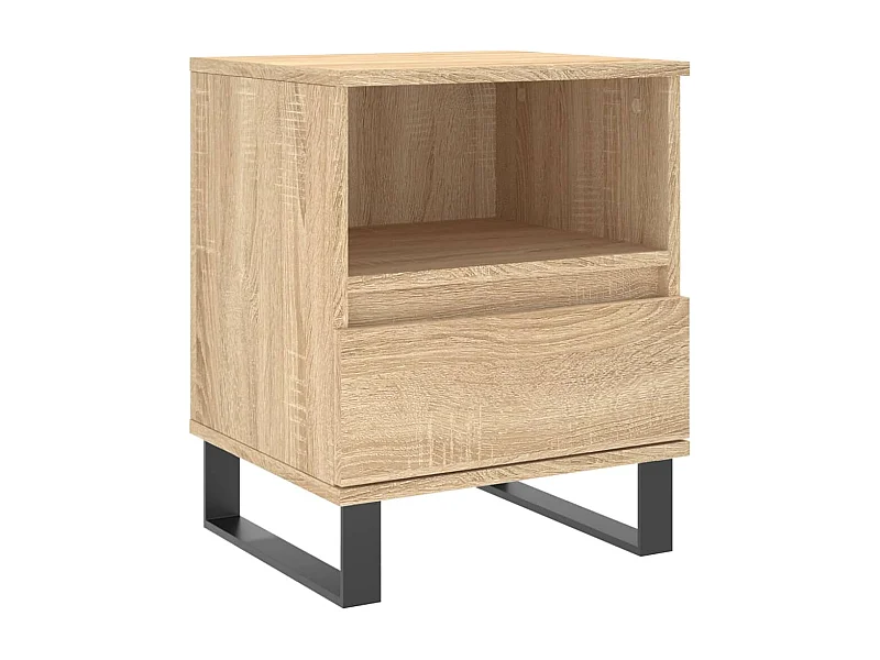 Pau  Table de chevet chêne sonoma 40x35x50 cm bois d’ingénierie