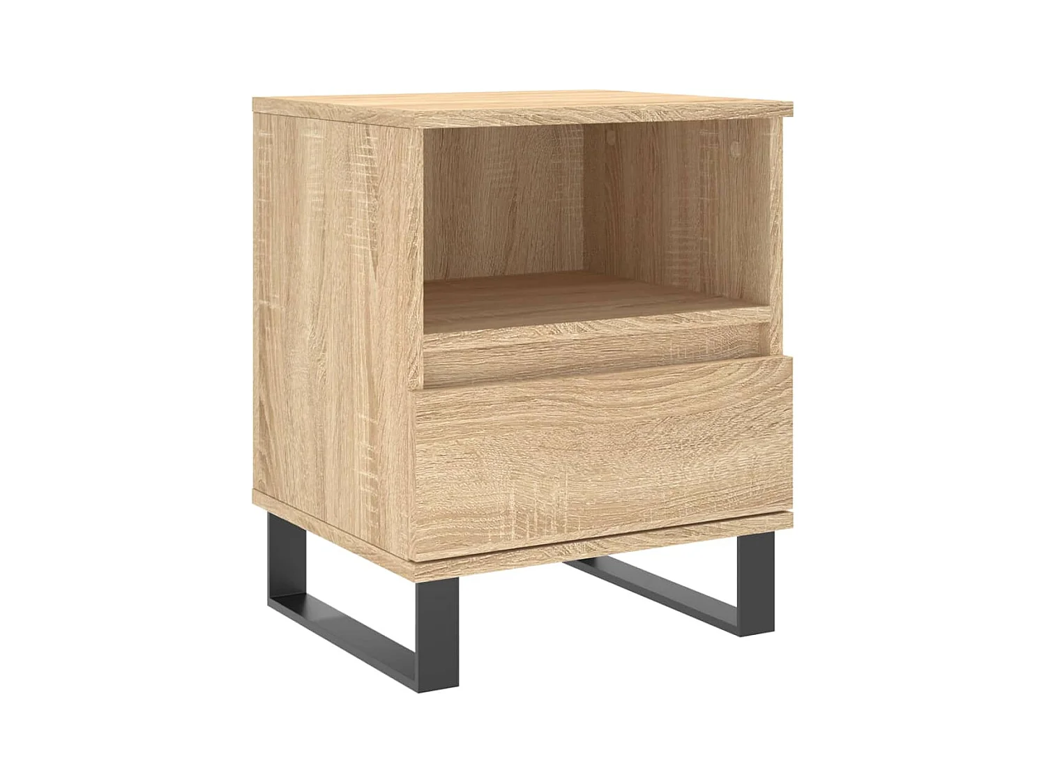 Pau  Table de chevet chêne sonoma 40x35x50 cm bois d’ingénierie