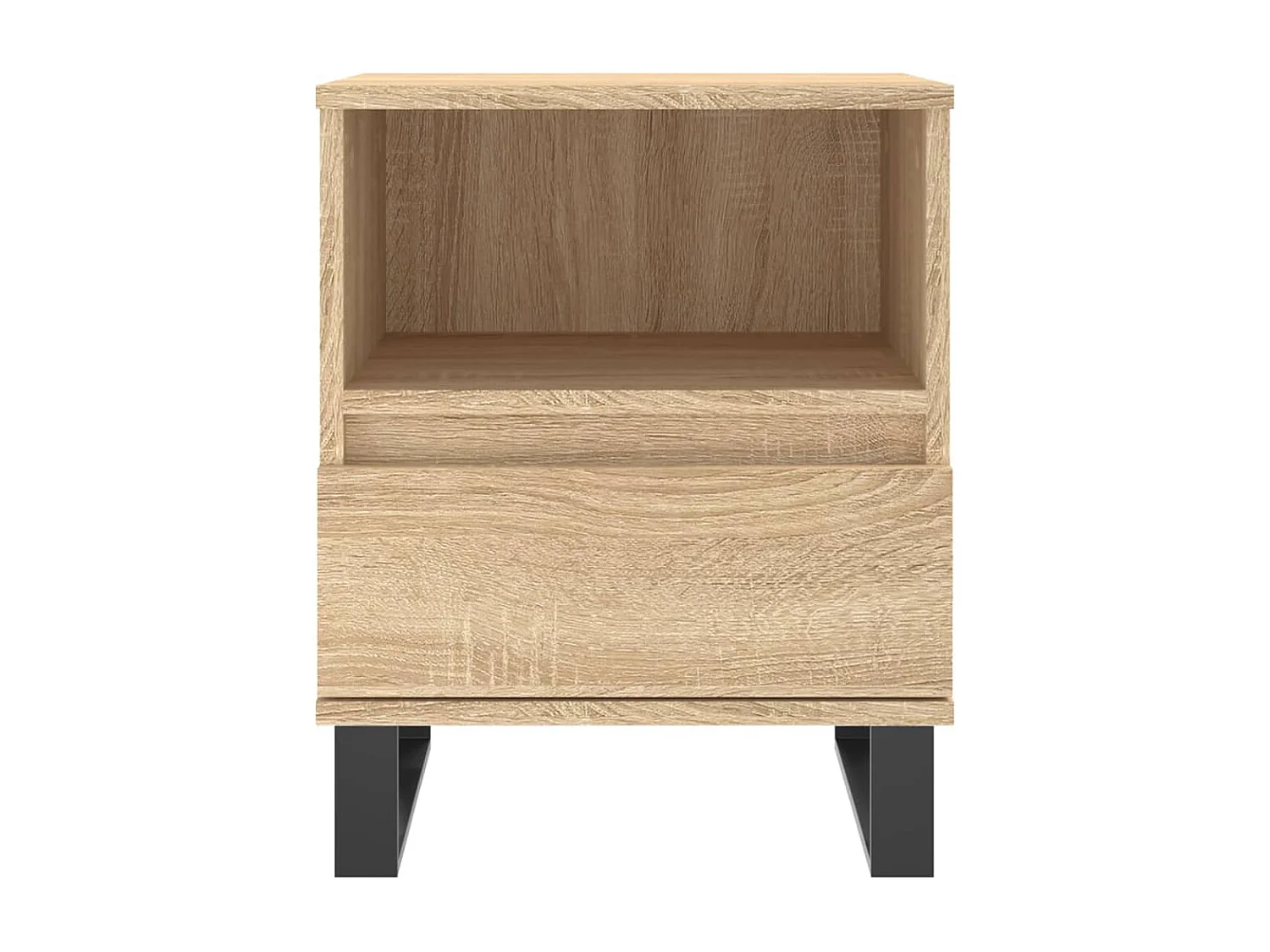 Pau  Comodino Rovere Sonoma 40x35x50 cm in Legno Multistrato