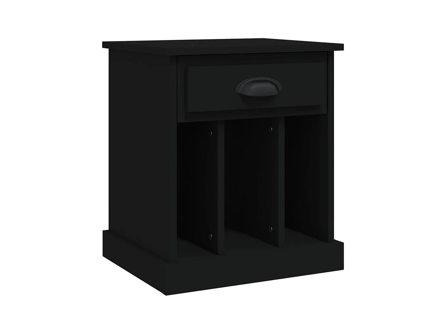 Verónica Paz  Table de chevet noir 43x36x50 cm