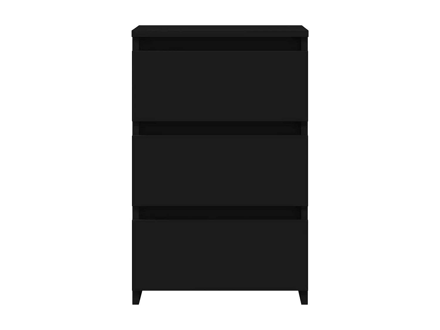 Altamonte Springs  Tables de chevet 2 pcs Noir 40x35x62,5 cm Aggloméré