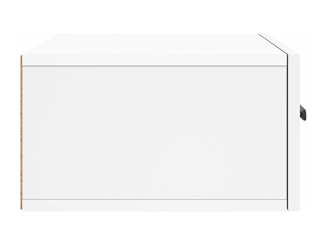 Cataula  Mesitas de noche de pared 2 uds blanco 35x35x20 cm