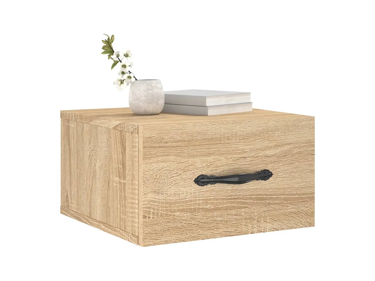 Carbon Hill  Tables de chevet murales 2 pcs chêne sonoma 35x35x20 cm