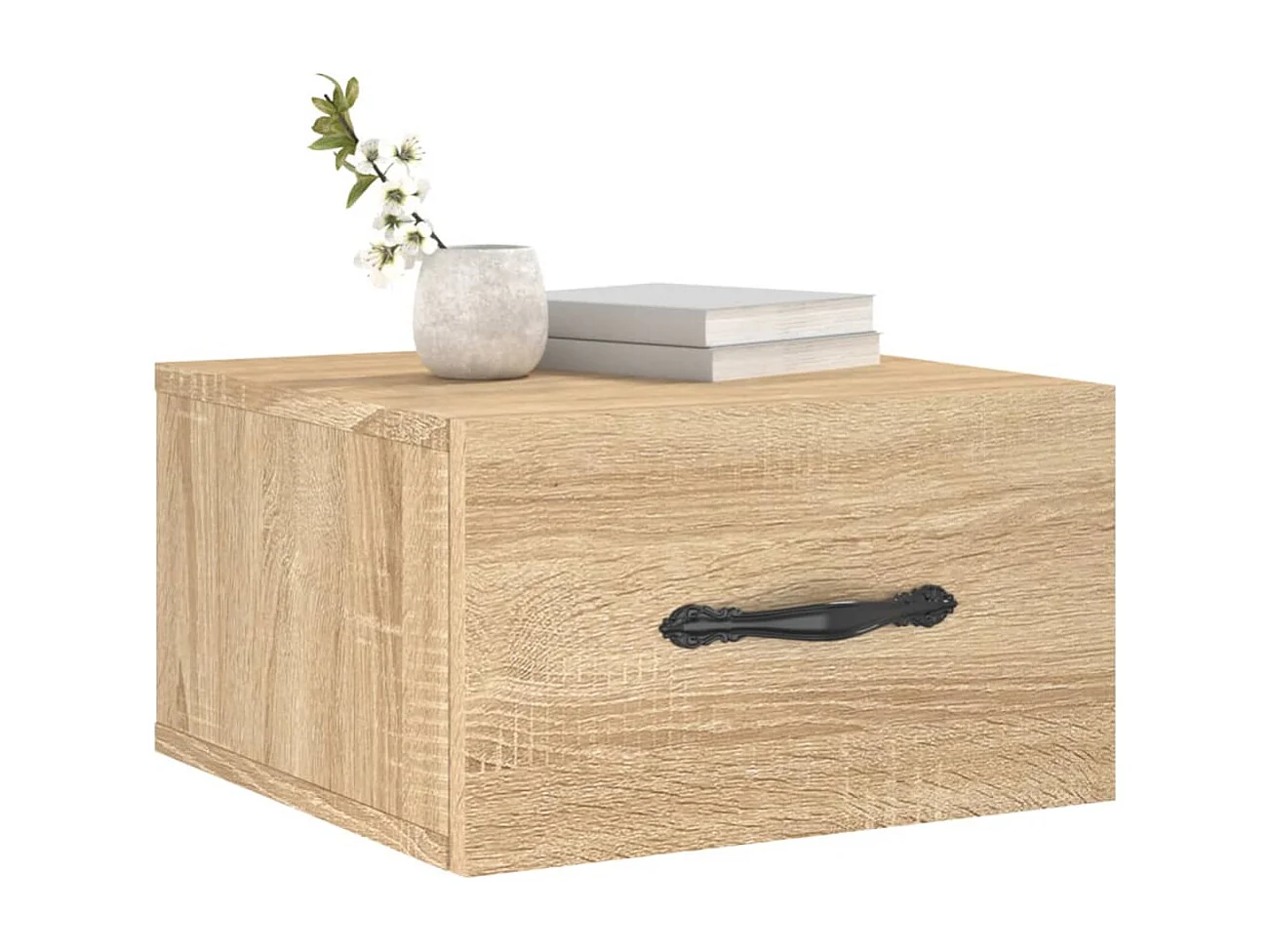 Carbon Hill  Tables de chevet murales 2 pcs chêne sonoma 35x35x20 cm