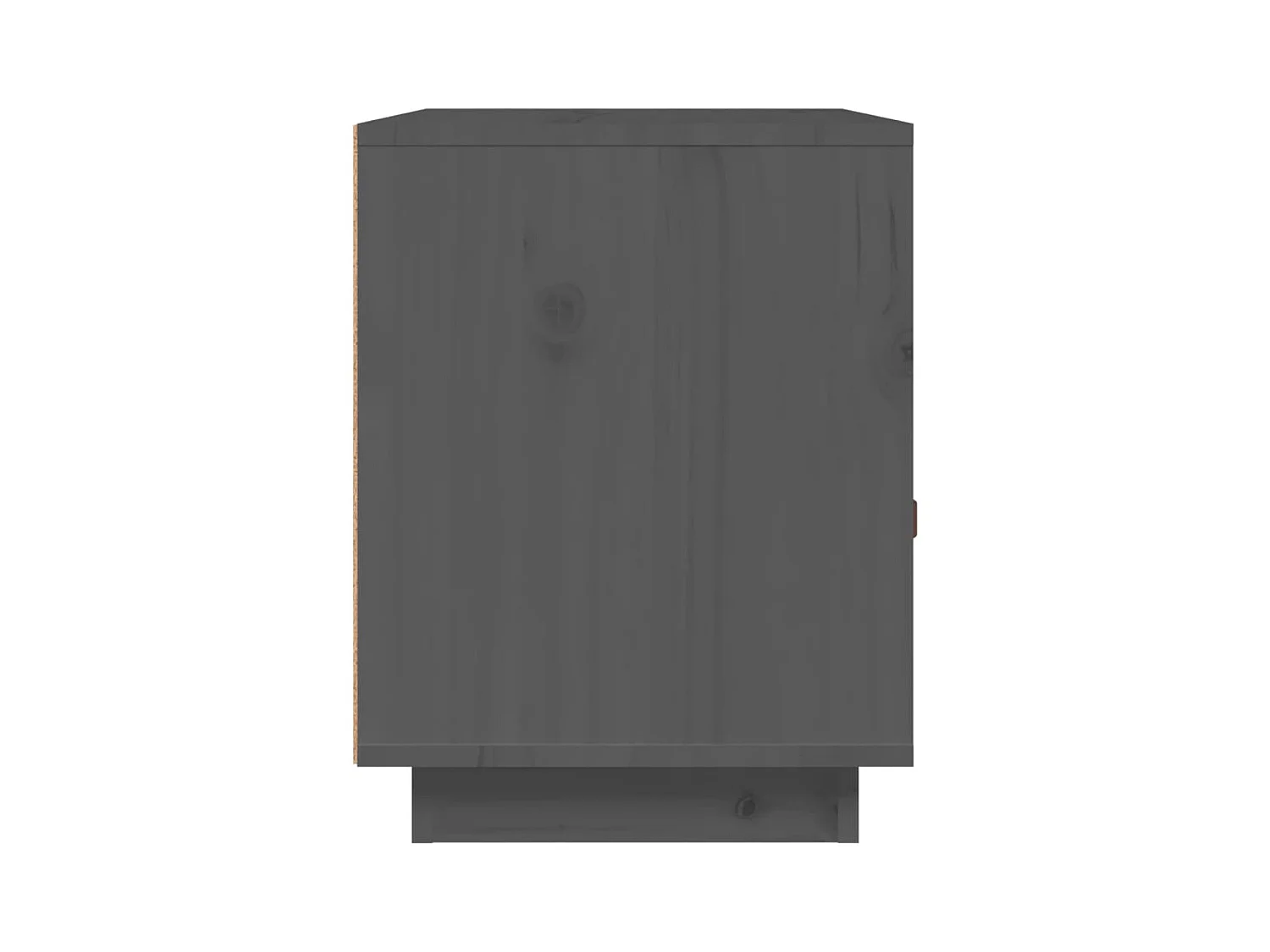 Lydar  Tables de chevet 2 pcs Gris 40x34x45 cm Bois de pin massif