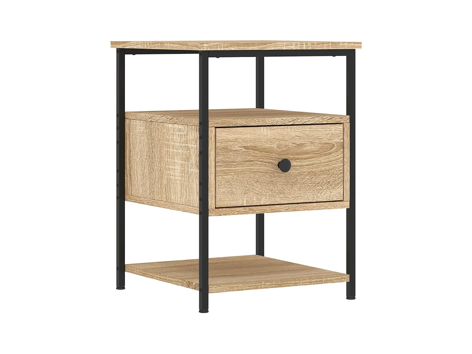 Lysli  Tables de chevet 2 pcs chêne sonoma 40x42x56 cm bois ingénierie