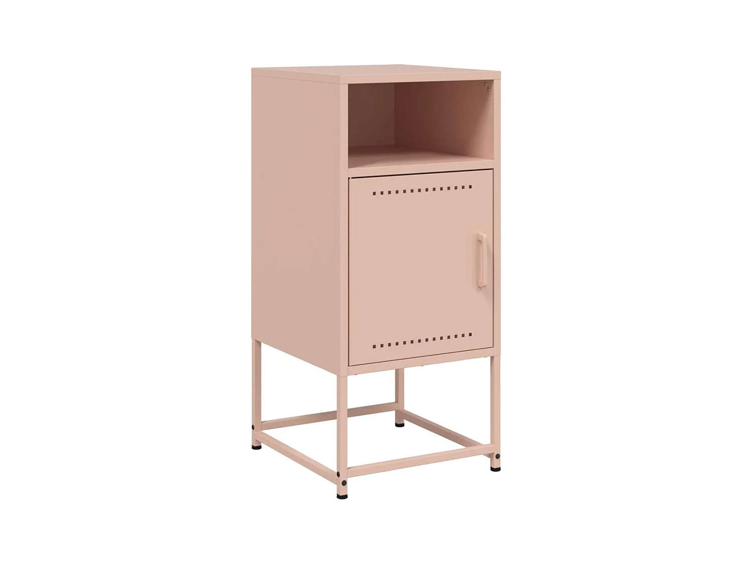 Jacek  Tables de chevet 2 pcs rose 36x39x78 cm acier
