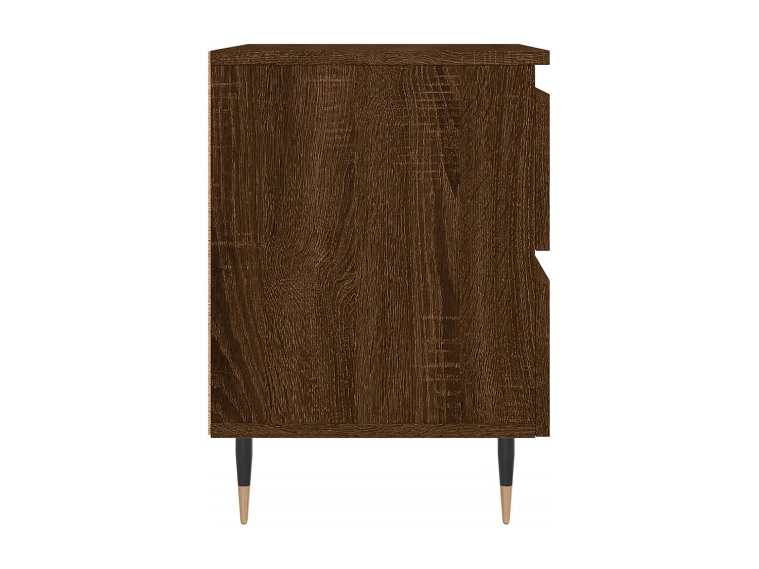 Tjeerd-Jan  Tables de chevet 2 pcs chêne marron 40x35x50 cm bois ingénierie