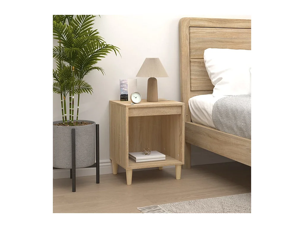 Villeneuve-la-Garenne  Tables de chevet 2 pcs Chêne sonoma 40x35x50 cm