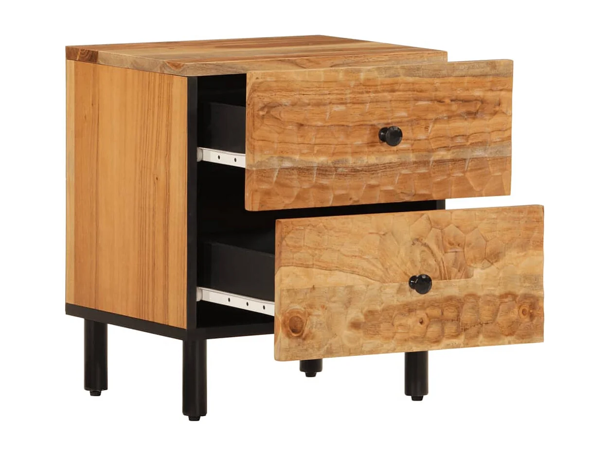 Mariëlle  Table de chevet 40x33x46 cm Bois d'acacia massif