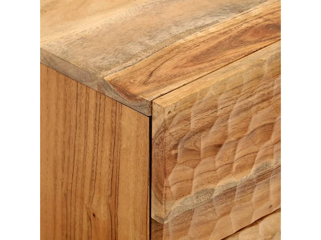 Mariëlle  Nachttisch 40x33x46 cm Massivholz Akazie