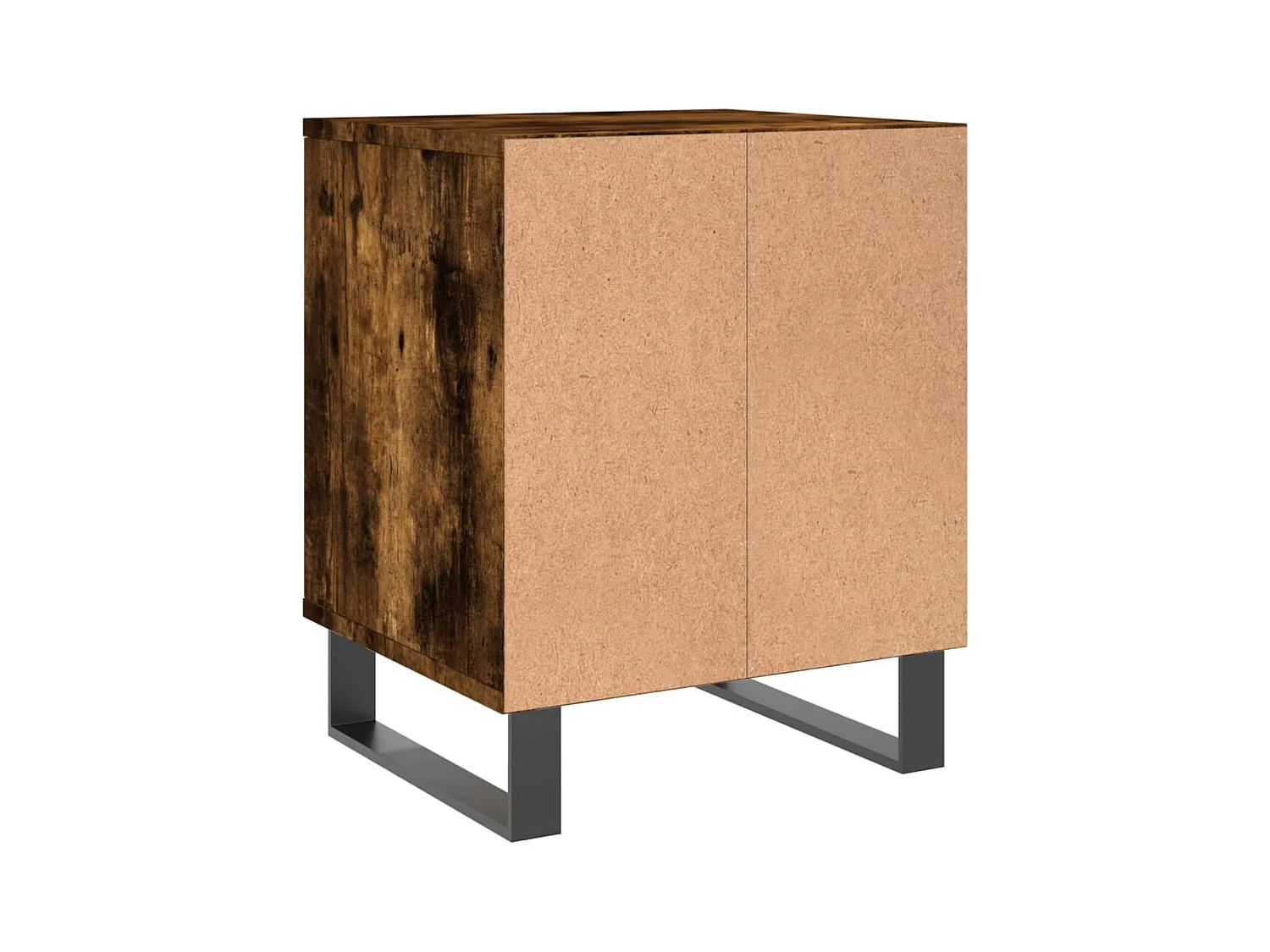 Orlando  Tables de chevet 2 pcs chêne fumé 40x35x50 cm bois ingénierie