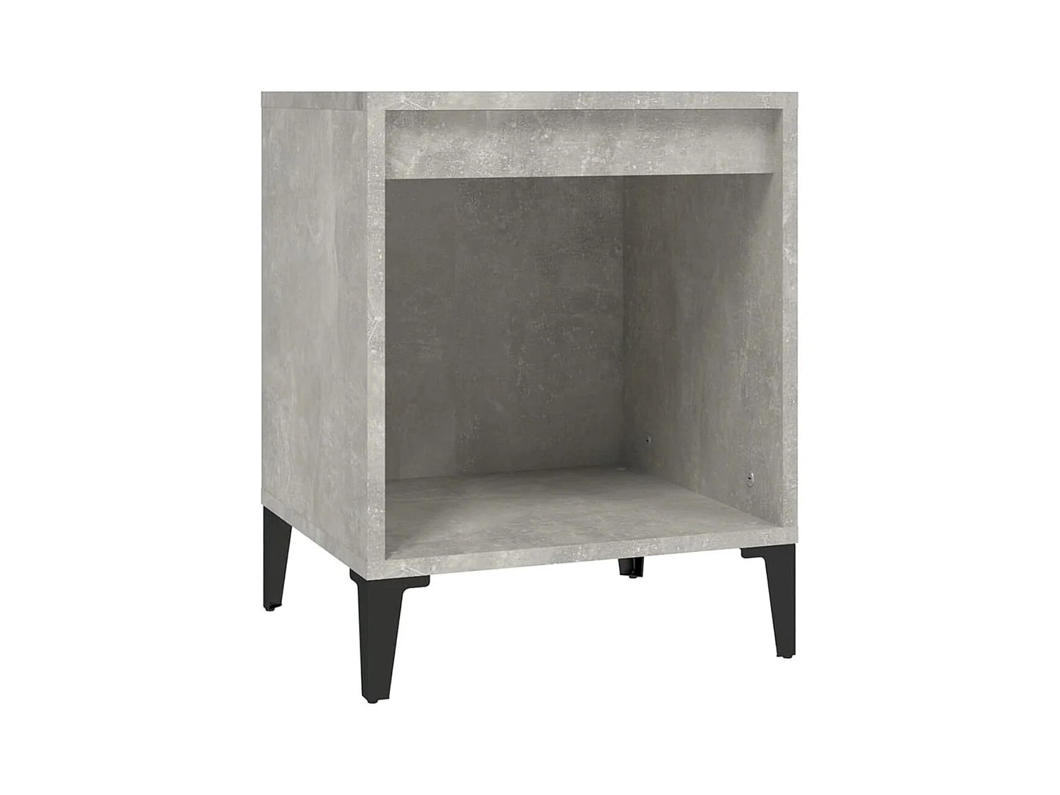 Hartford  Tables de chevet 2 pcs Gris béton 40x35x50 cm