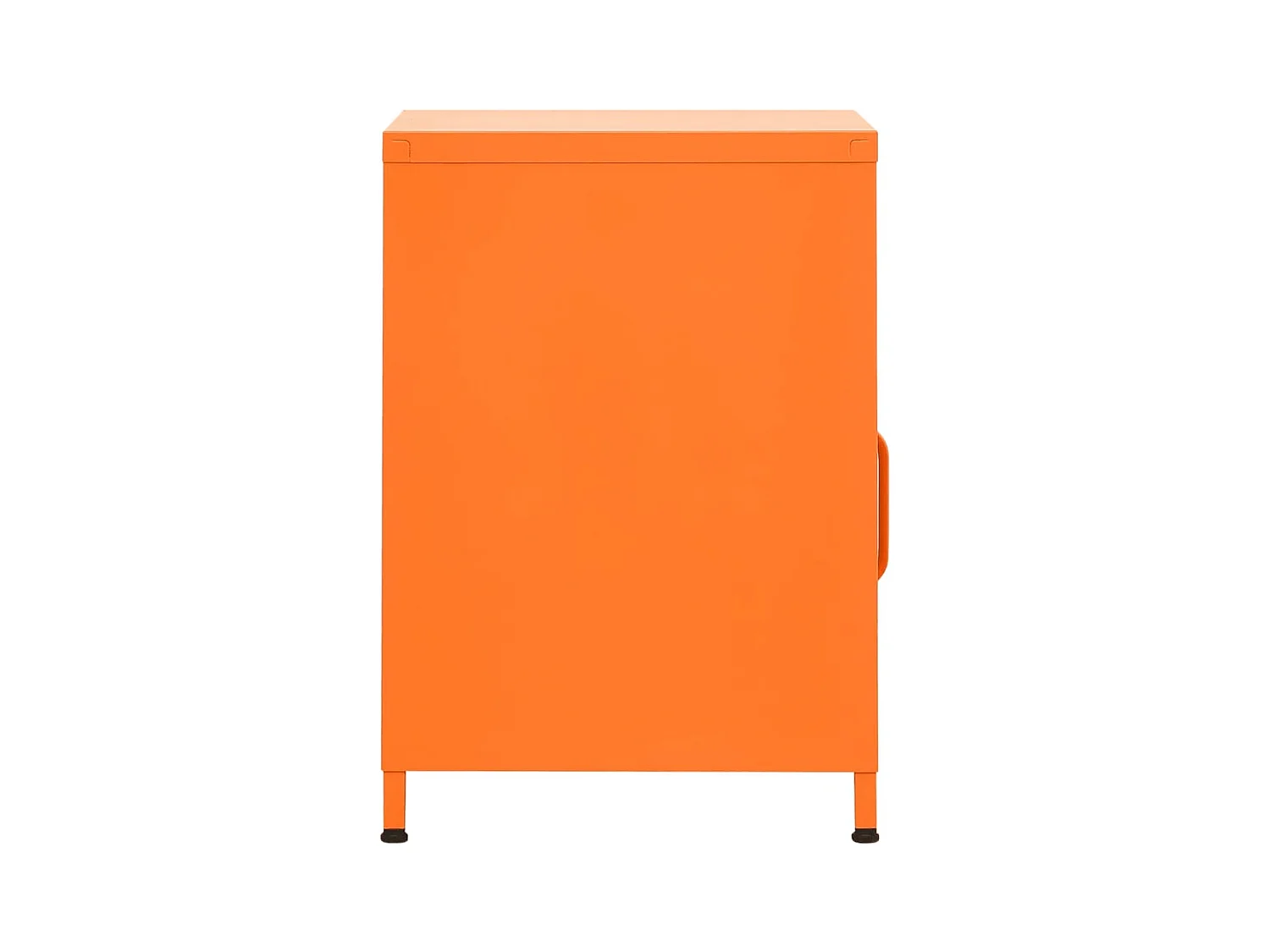 Sylora  Nachttisch Orange 35x35x51 cm Stahl