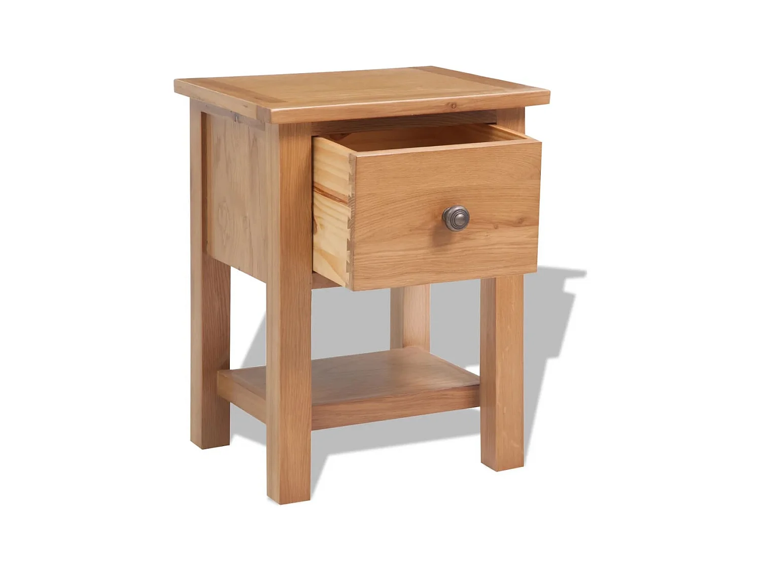 Garden Furniture -  Table de chevet 36x30x47 cm Bois de chêne massif