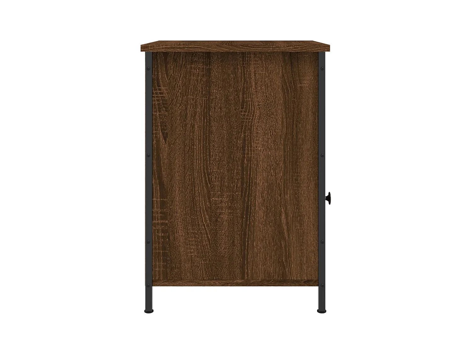 Qardir  Tables de chevet 2pcs Chêne marron 40x42x60cm Bois d'ingénierie