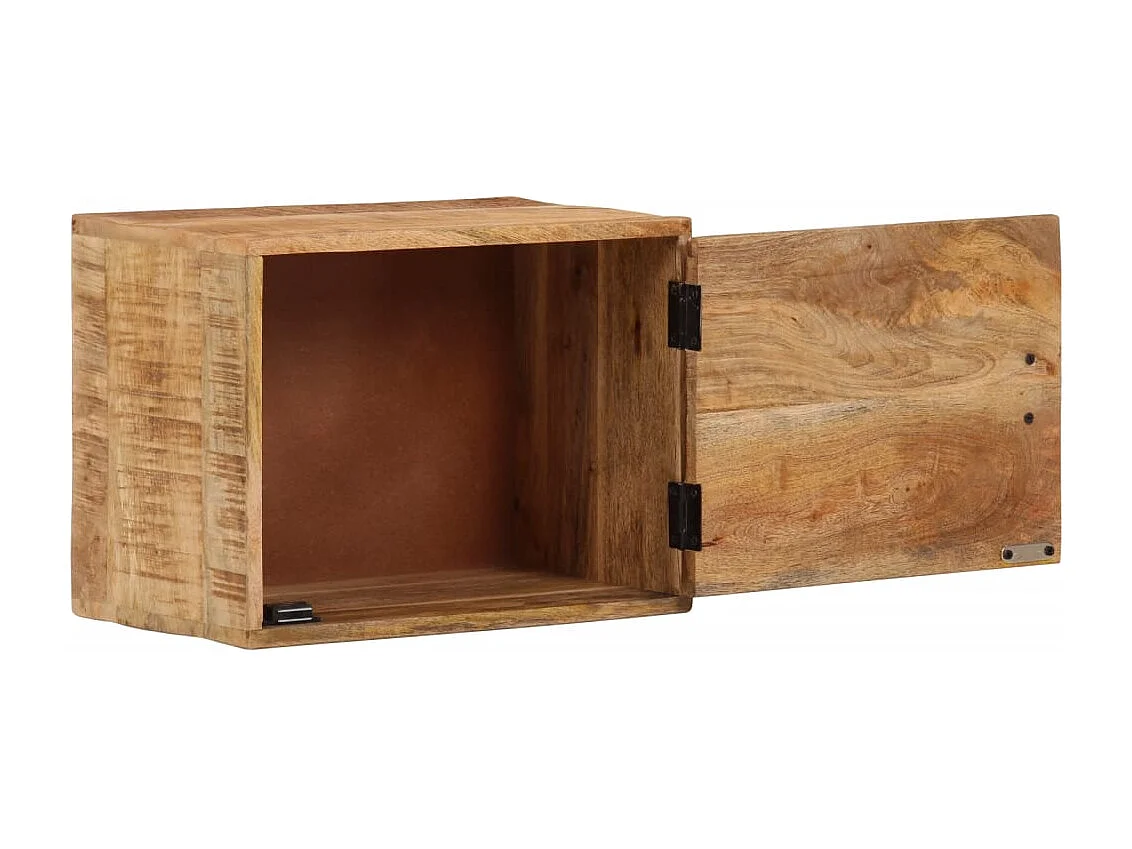 Prolenta Premium -  Nachtkastje wandgemonteerd 40x30x25 cm massief mangohout