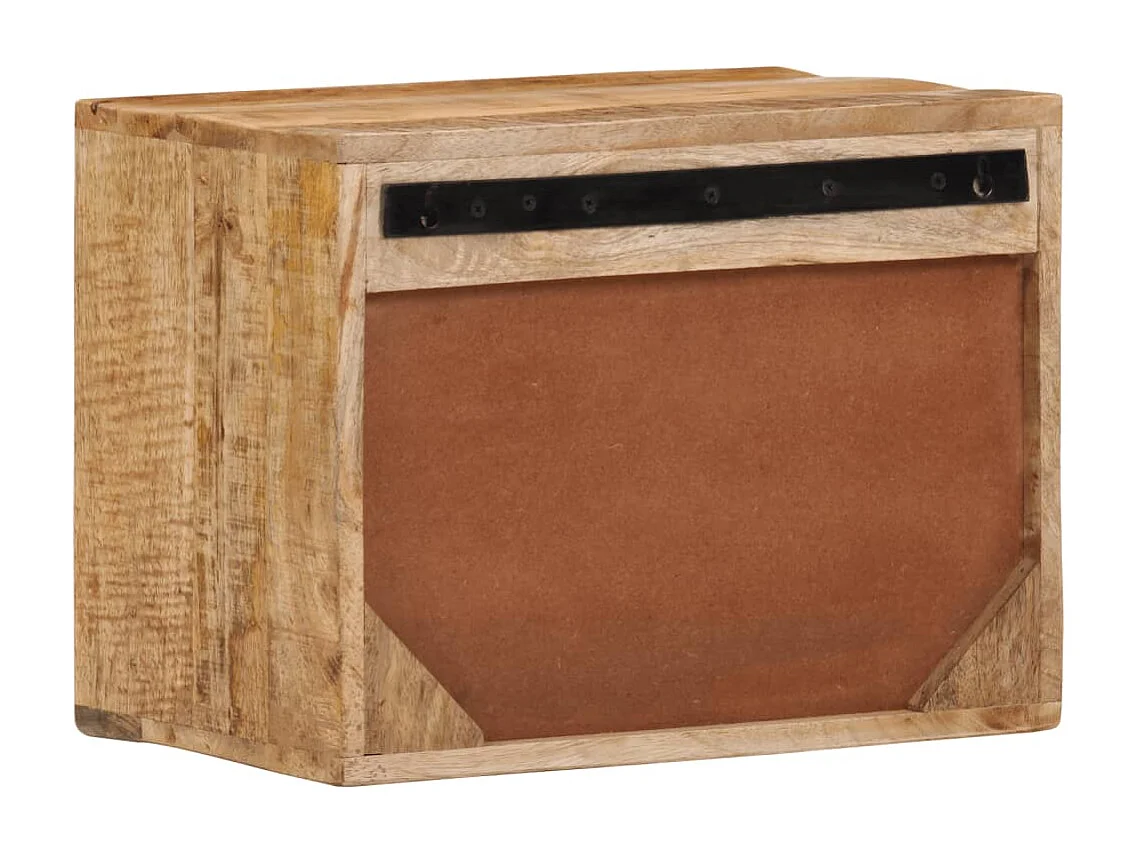 Prolenta Premium -  Nachtkastje wandgemonteerd 40x30x25 cm massief mangohout