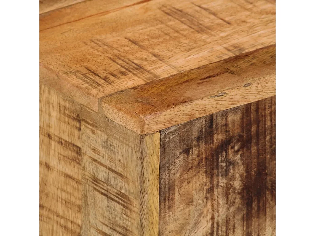 Prolenta Premium -  Nachtkastje wandgemonteerd 40x30x25 cm massief mangohout