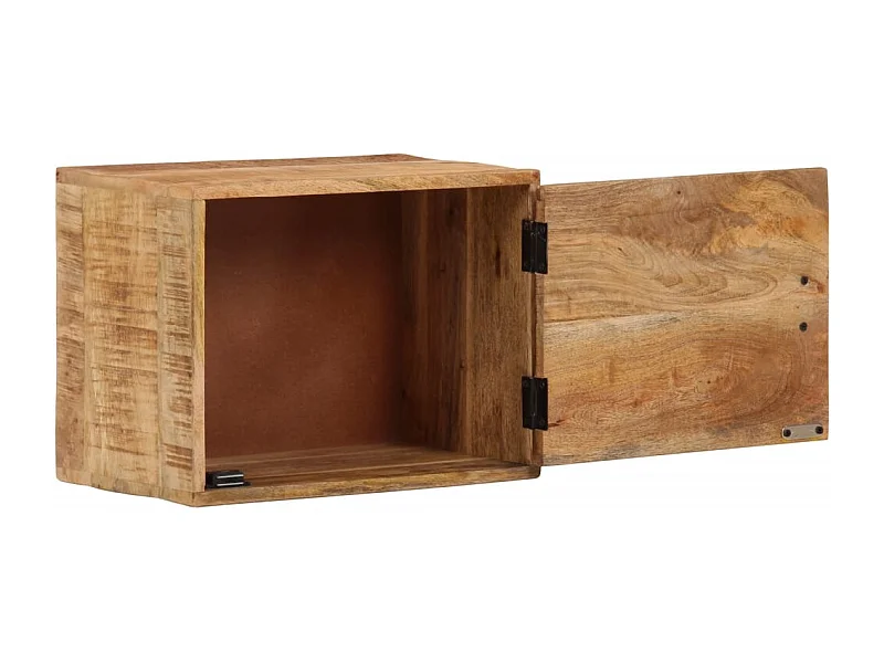 Prolenta Premium -  Nachtkastje wandgemonteerd 40x30x25 cm massief mangohout