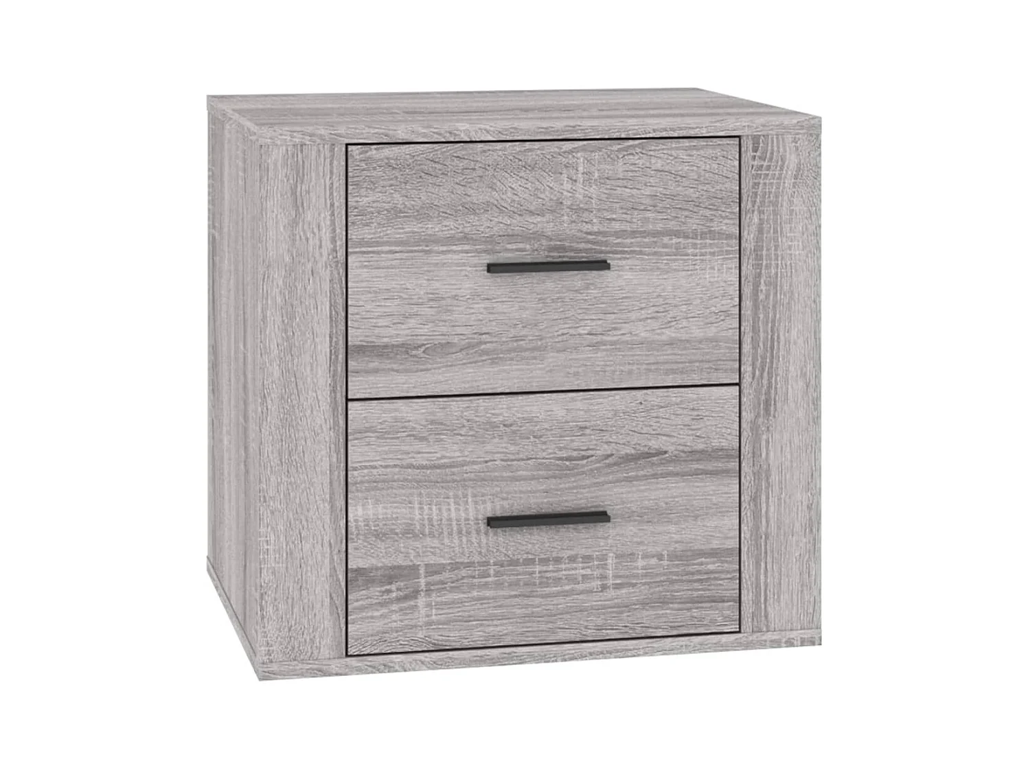 Melinda  Table de chevet Sonoma gris 50x39x47 cm