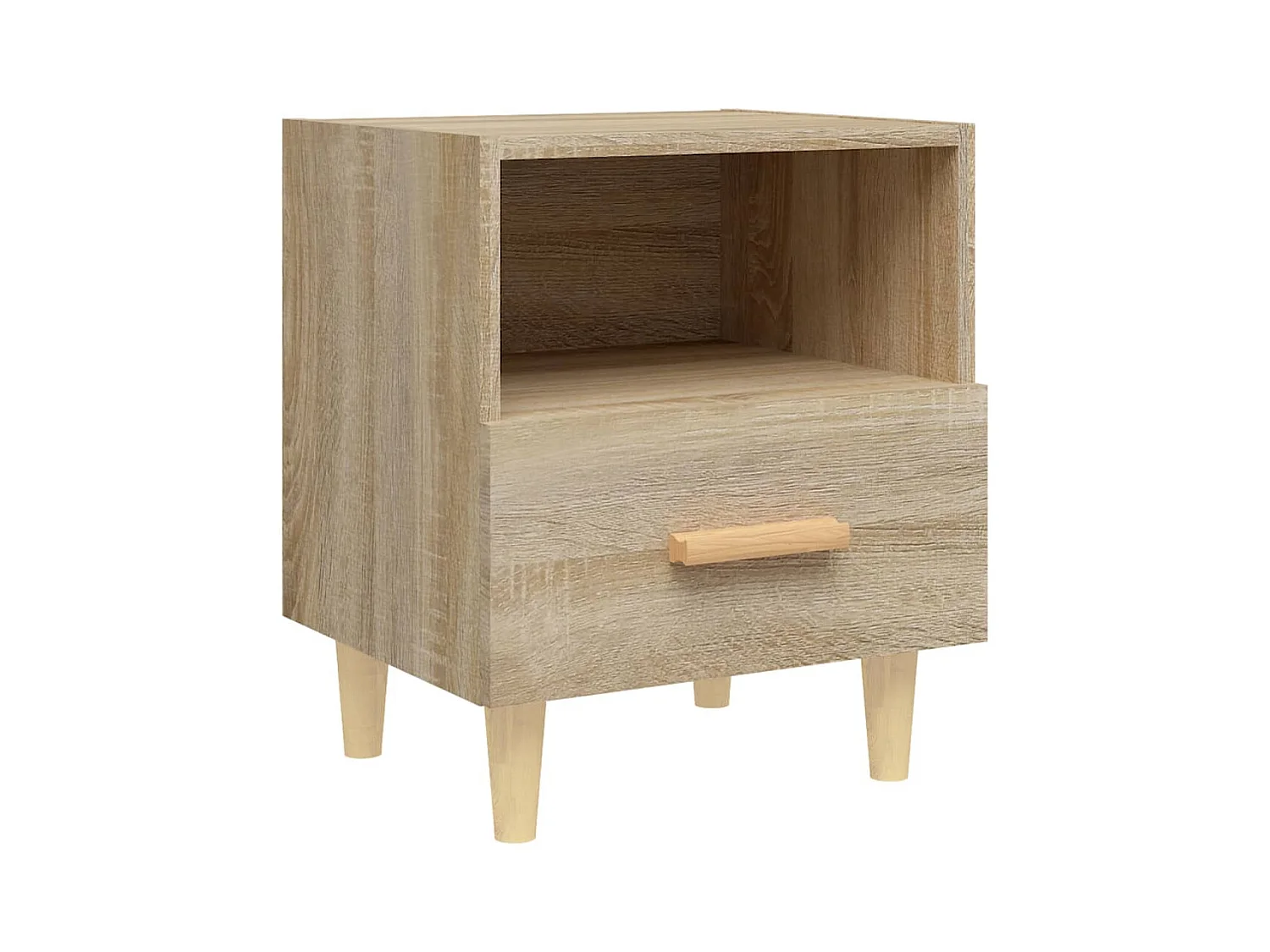 Nieuw-Beijerland  Table de chevet Chêne sonoma 40x35x47 cm