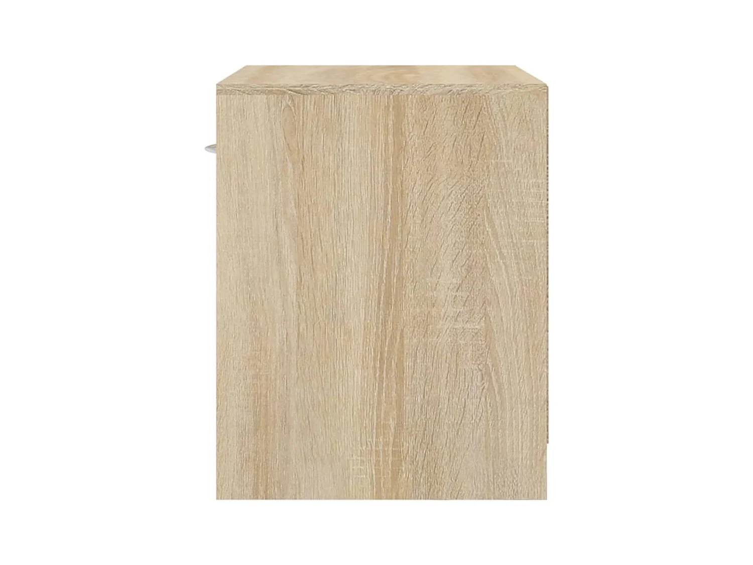 Gralina  Table de chevet 2 pcs avec tiroir Couleur de chêne