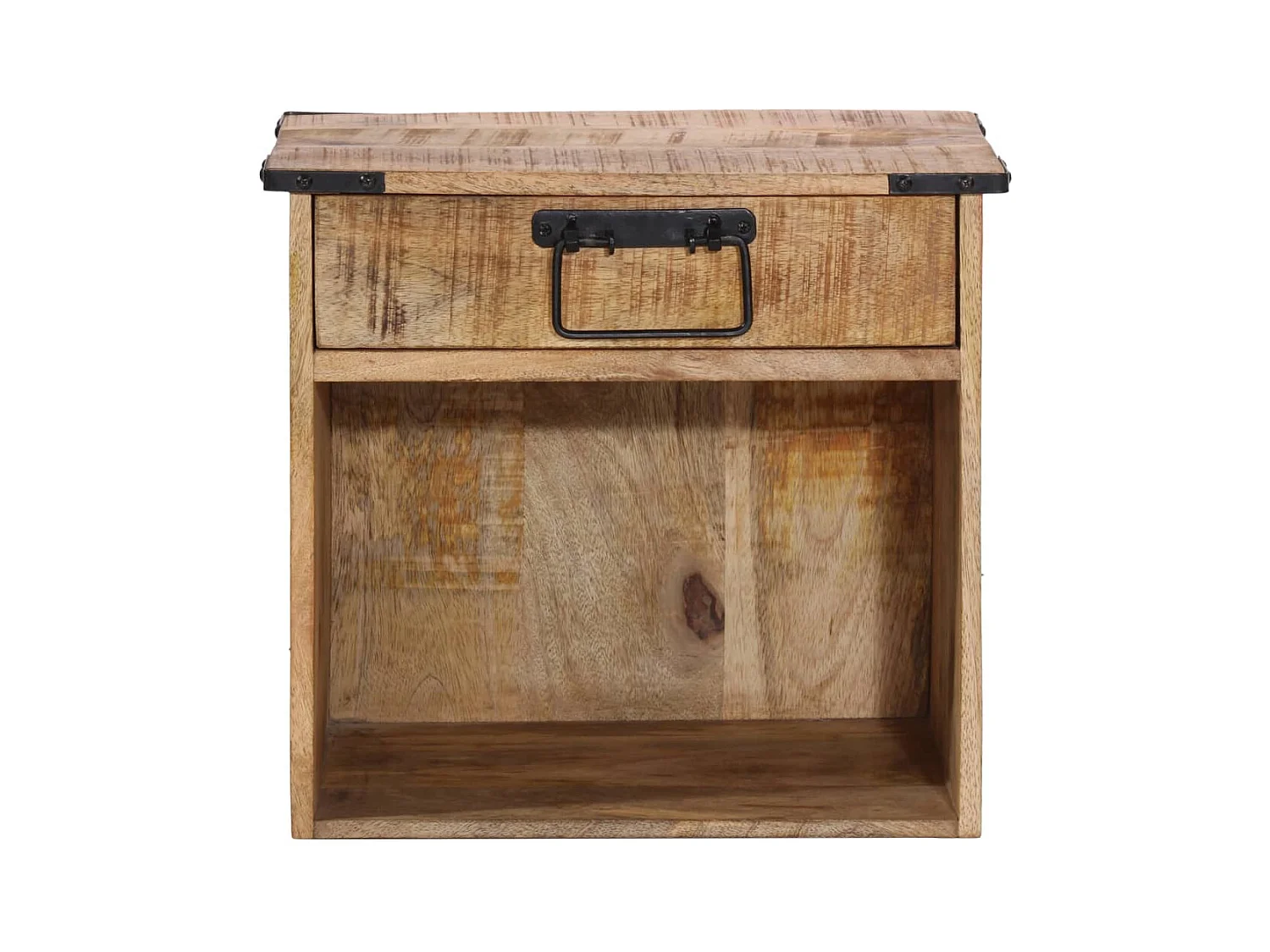 Garden Furniture -  Table de chevet 40x30x37 cm bois de manguier massif