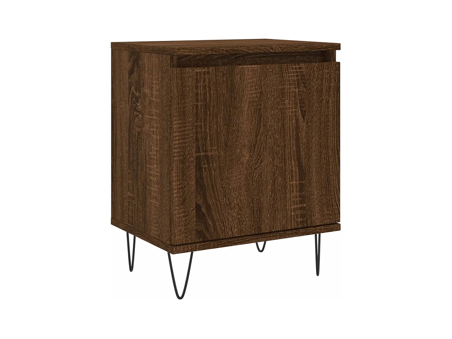 Bordentown  Table de chevet chêne marron 40x30x50 cm bois d'ingénierie