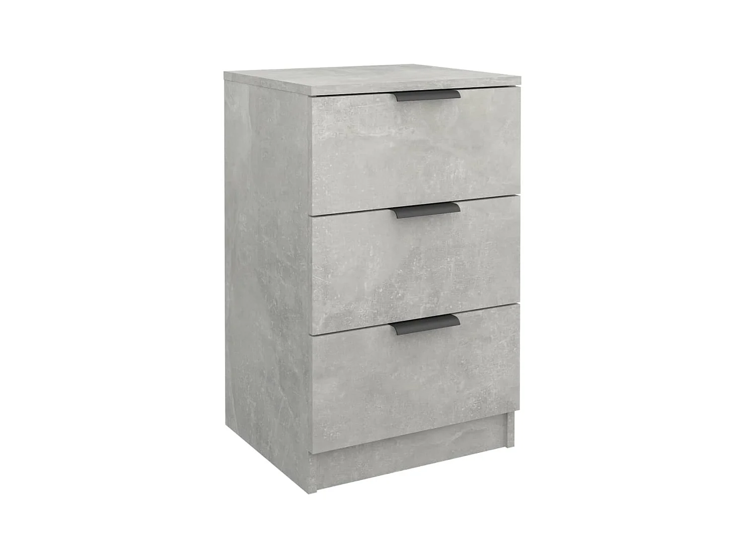 Tucson  Tables de chevet 2 pcs Gris béton 40x36x65 cm