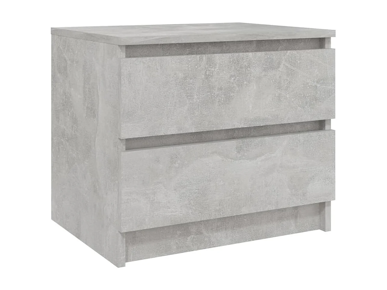 Weldon Spring  Nachttisch Betongrau 50x39x43,5 cm Holzwerkstoff