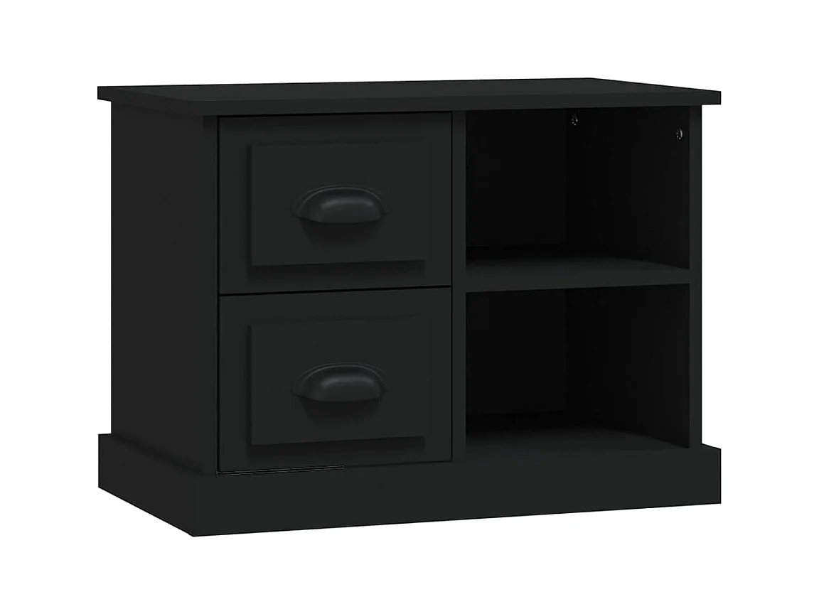 North Las Vegas  Table de chevet noir 60x35,5x45 cm