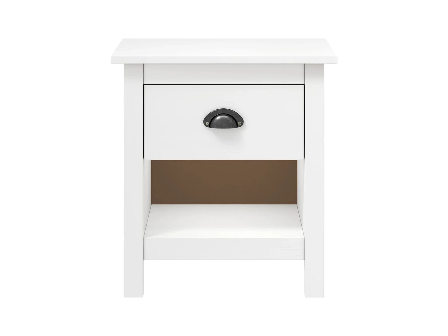 Binger  Tables de chevet 2 pcs ll 46x35x49,5 cm Bois de pin solide