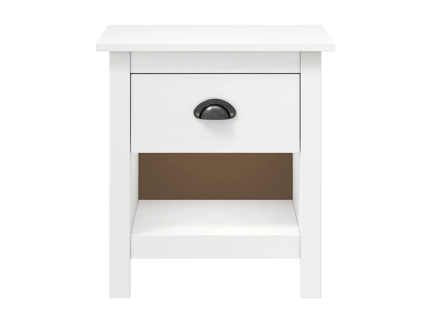 Binger  Nachtkastjes 2 st ll Range 46x35x49,5 cm massief grenenhout