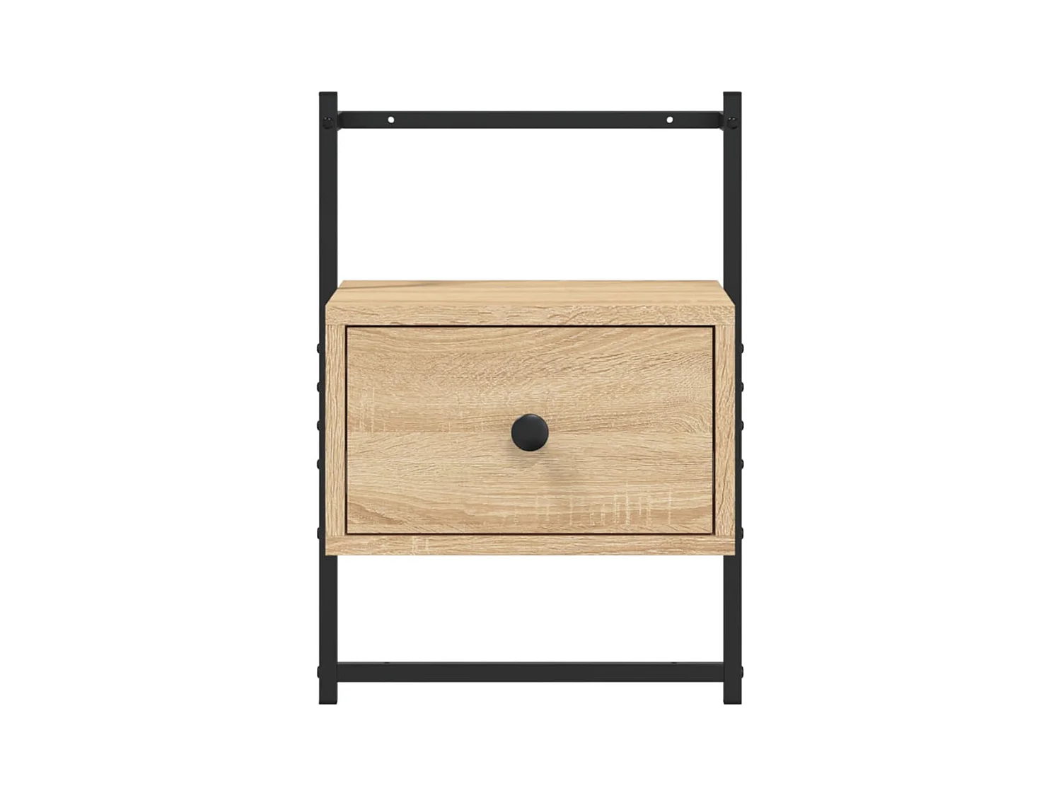 Nyra  Table de chevet murale 2 pcs chêne sonoma 35x30x51 cm