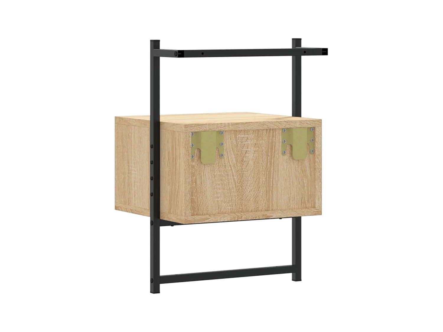 Nyra  Table de chevet murale 2 pcs chêne sonoma 35x30x51 cm