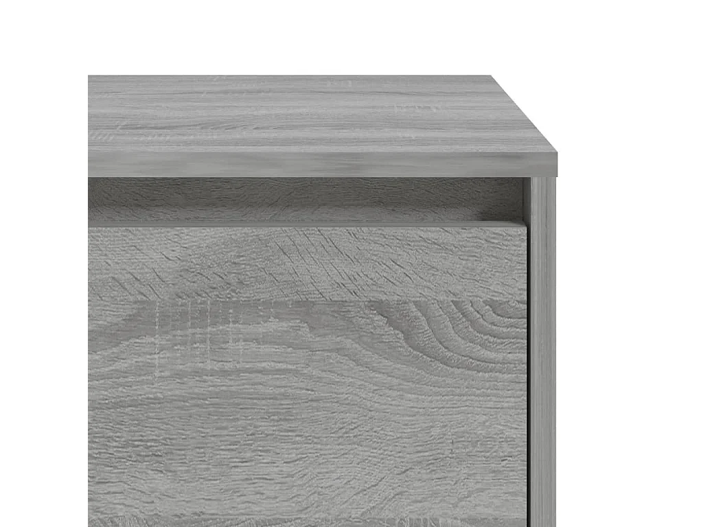 Little Rock  Tables de chevet 2 pcs Sonoma gris 45x34x44,5cm bois ingénierie
