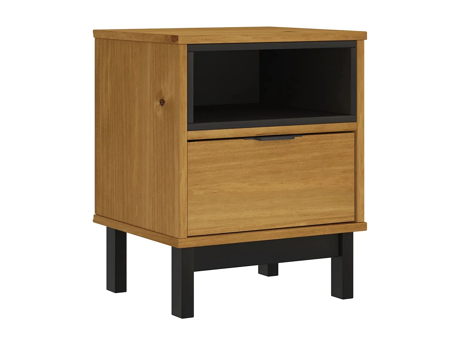 Prolenta Premium -  Table de chevet FLAM 40x35x50 cm bois de pin massif