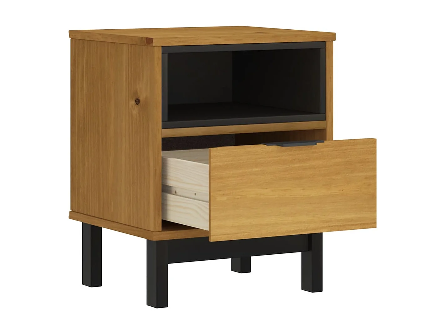 Prolenta Premium -  Table de chevet FLAM 40x35x50 cm bois de pin massif