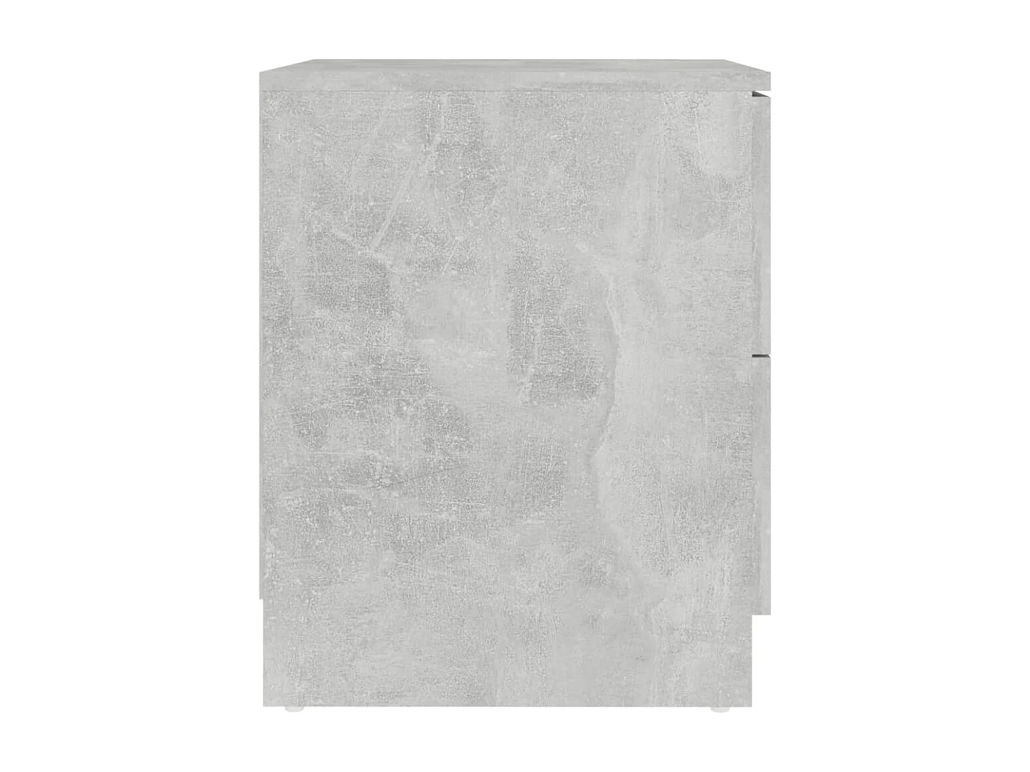 Jenae  Table de chevet gris béton 40x40x50 cm bois d’ingénierie