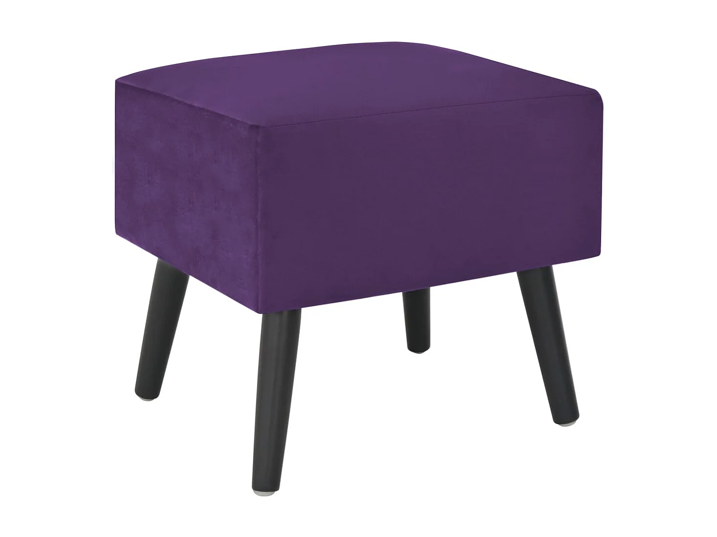 Dorien  Tables de chevet 2 pcs Violet foncé 40x35x40 cm Velours