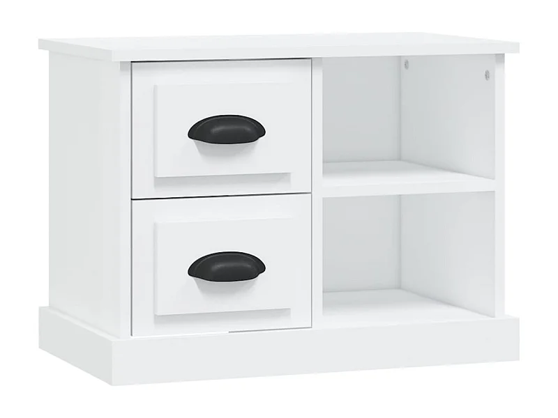 North Las Vegas  Table de chevet blanc 60x35,5x45 cm