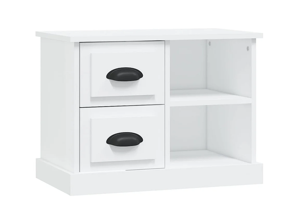 North Las Vegas  Table de chevet blanc 60x35,5x45 cm