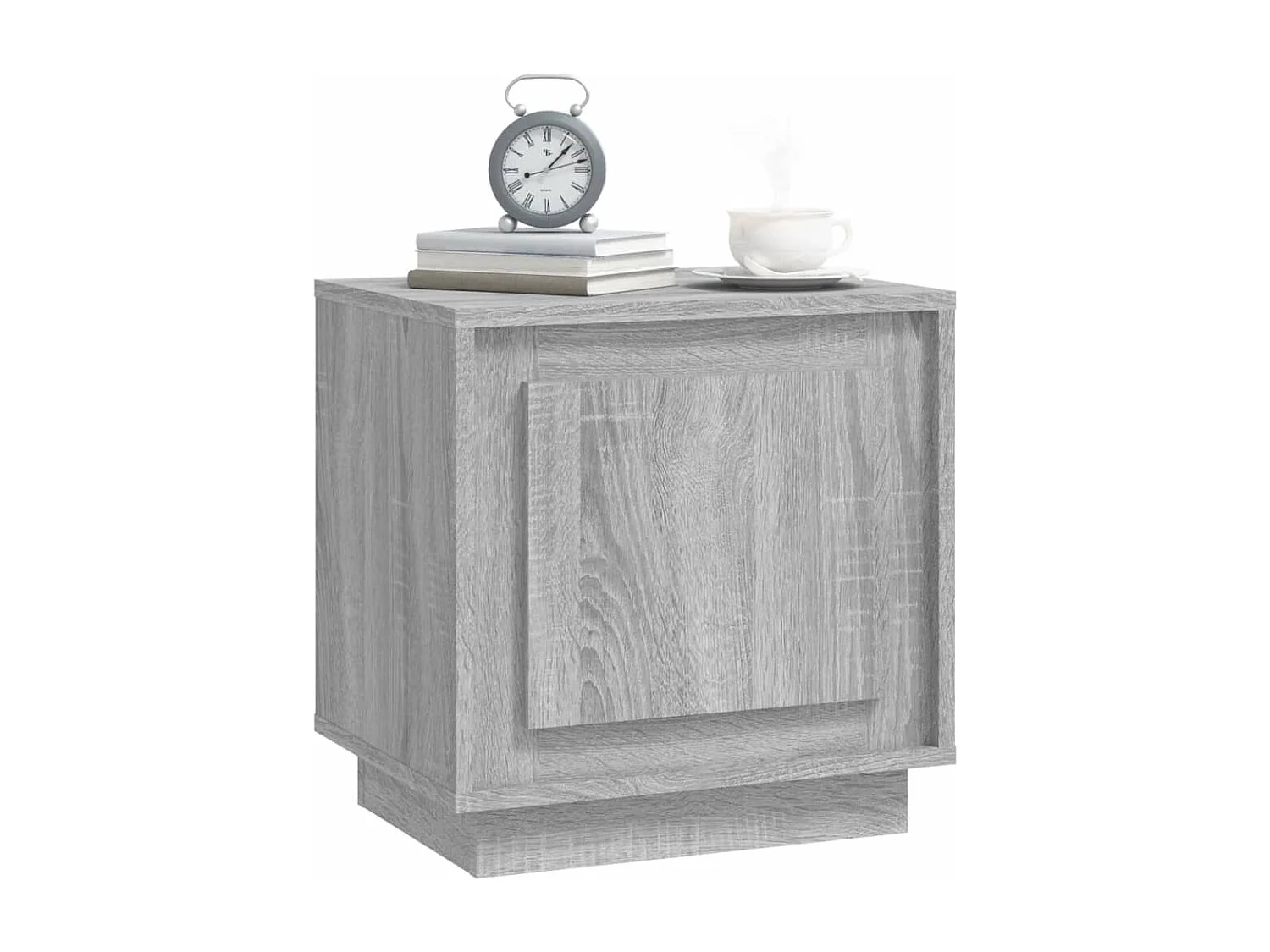 Jordy  Table de chevet sonoma gris 44x35x45 cm bois d'ingénierie