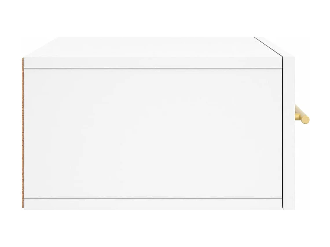 Nylo  Table de chevet murale blanc 35x35x20 cm