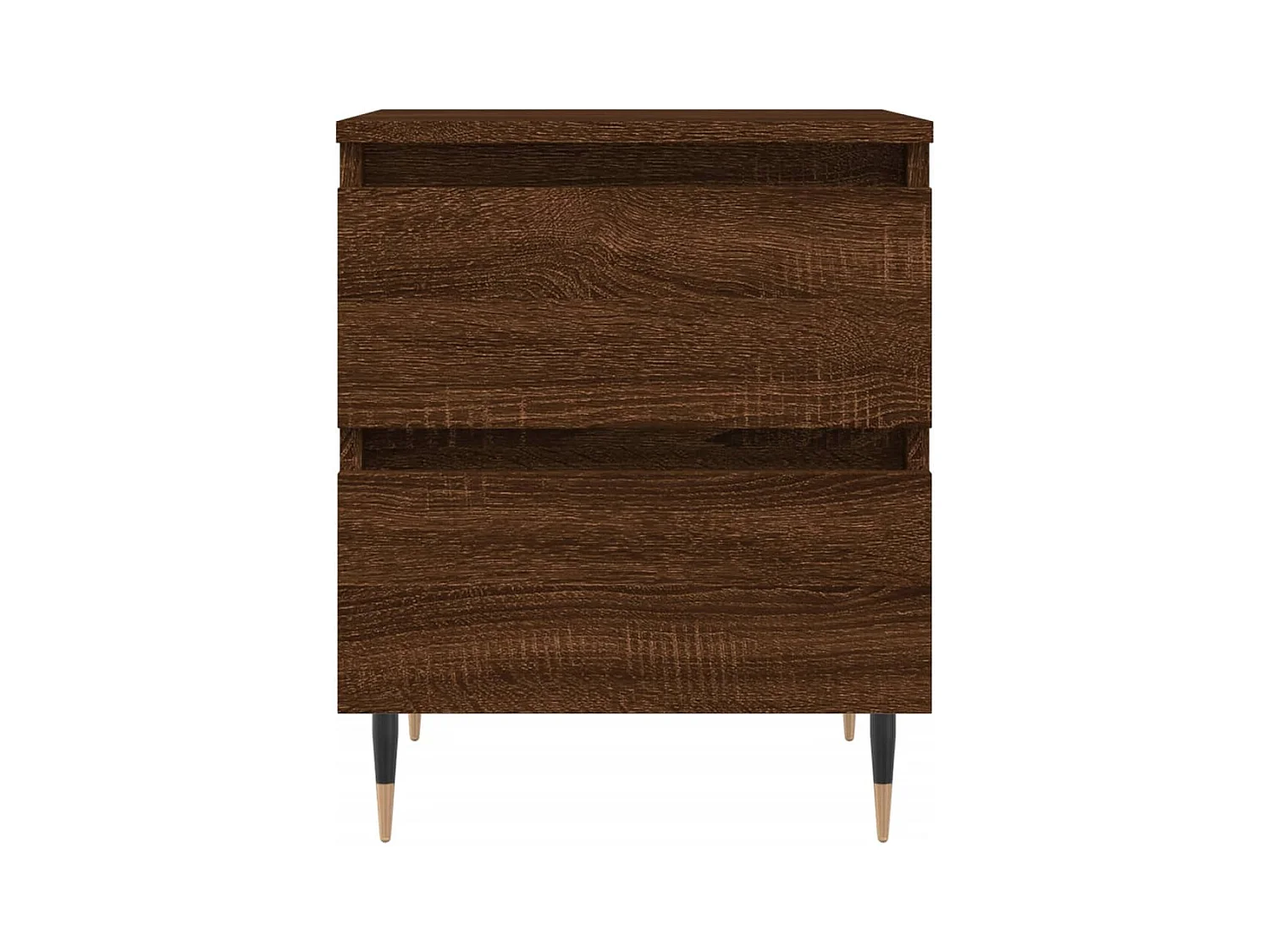 Tjeerd-Jan  Table de chevet chêne marron 40x35x50 cm bois d’ingénierie