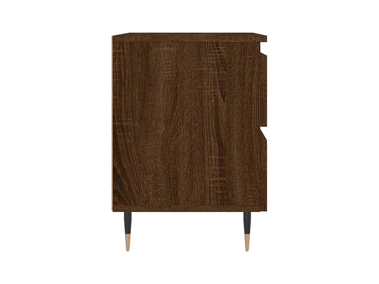 Tjeerd-Jan  Table de chevet chêne marron 40x35x50 cm bois d’ingénierie