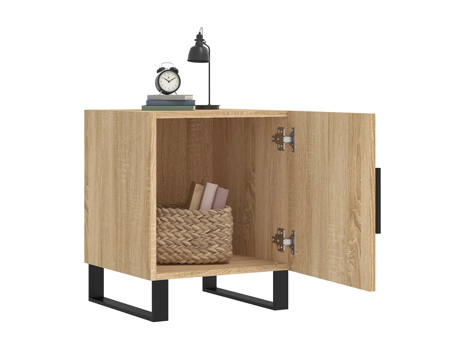 Kuopio  Tables de chevet 2 pcs chêne sonoma 40x40x50 cm bois ingénierie