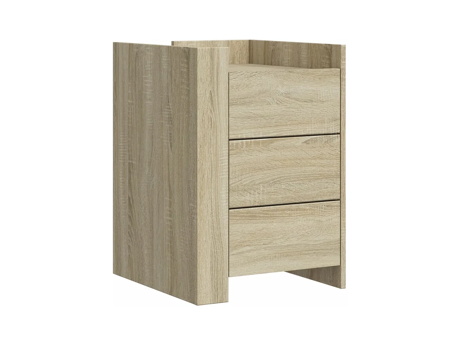 Frysa  Table de chevet chêne sonoma 45x50x65 cm bois d’ingénierie