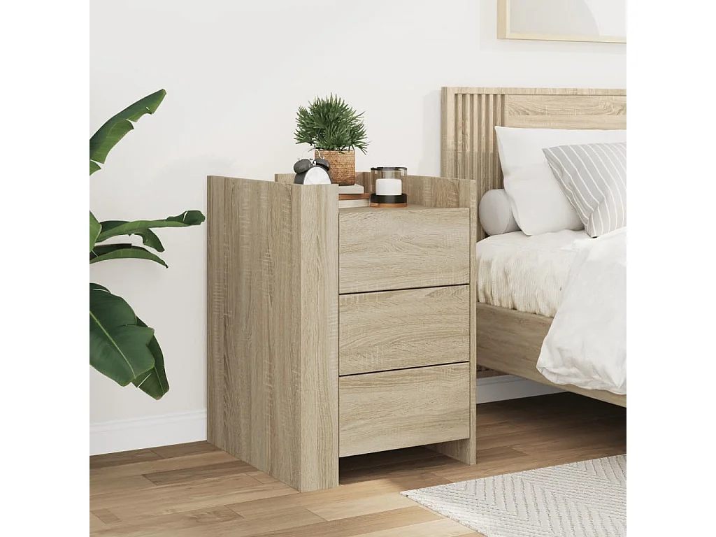 Frysa  Nachttisch Sonoma-Eiche 45x50x65 cm Holzwerkstoff